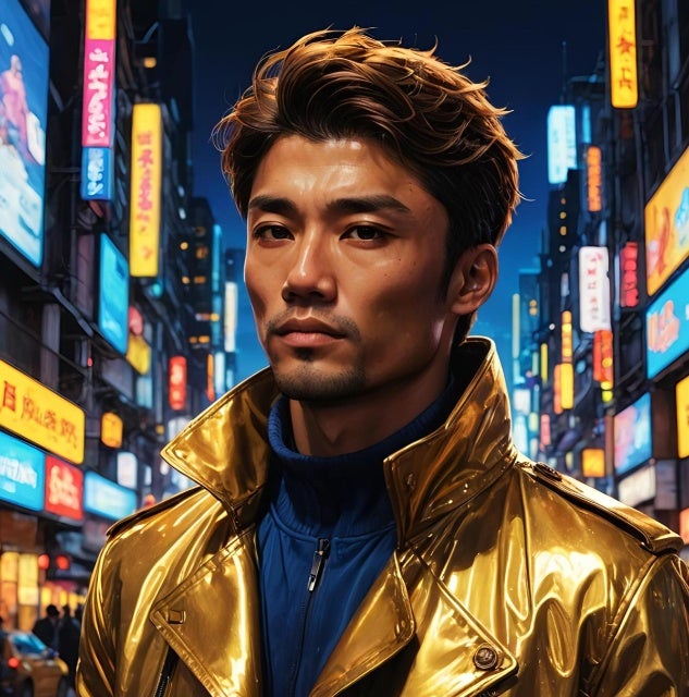 異次元の姿！陸上・末續慎吾がAI生成アバターで見せた新たな表情