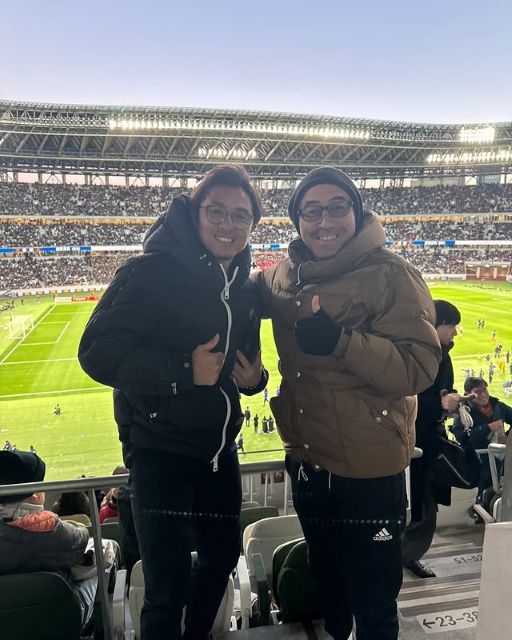 ワッキー、"第103回全国高校サッカー選手権大会"決勝を観戦！真後ろに座ったのはあの元日本代表選手⁉