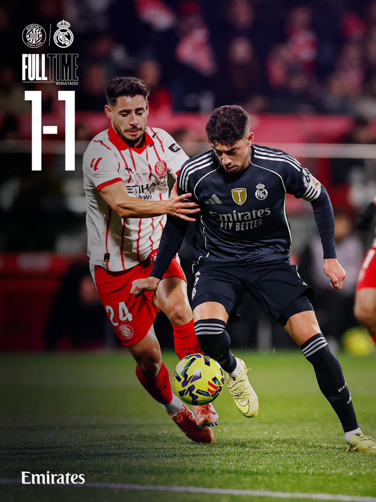 レアル・マドリード ジローナ戦で引き分け首位陥落に　「これは俺のレアル・マドリードじゃない....」