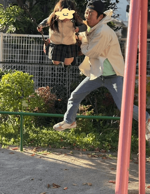 「躍動感すごい」娘達と遊ぶノンスタイル石田の姿が話題に！