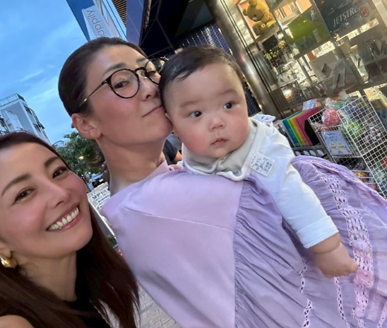 「息子がガン見！」古閑美保、熊切あさみとの対面に驚き