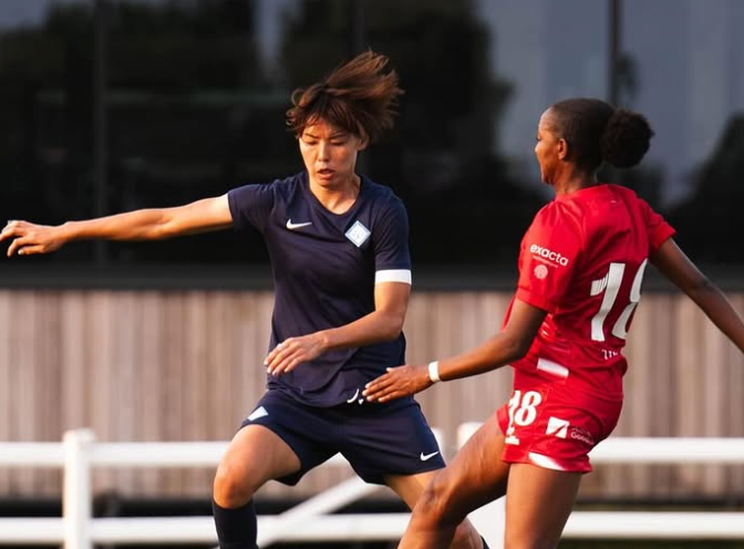 迫力プレー！熊谷紗希が新天地で躍動「準備は続く」と気合十分