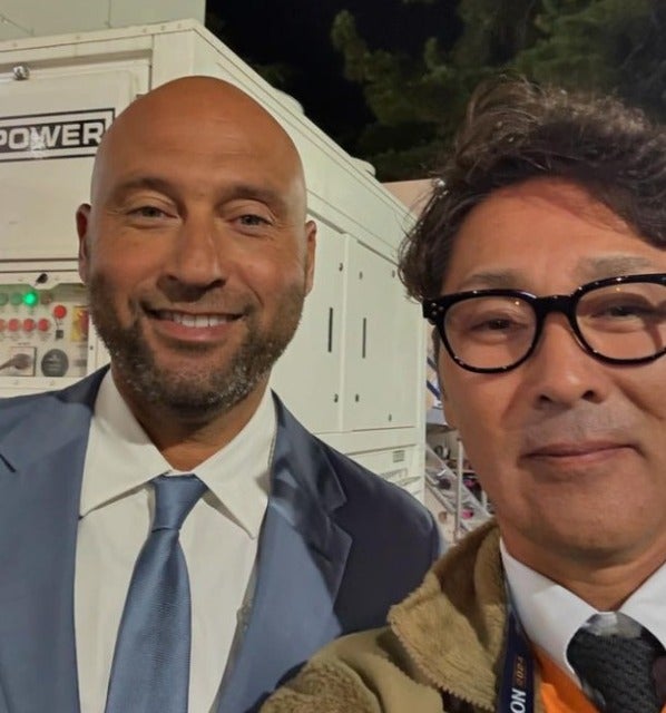 元木大介がミスターミューヨークのデレクジータと記念写真！