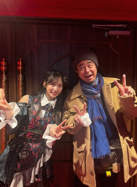 小栗有以、コントで共演したあの芸人との再会を喜ぶ「嬉しい〜。やさしぃぃぃ。。」