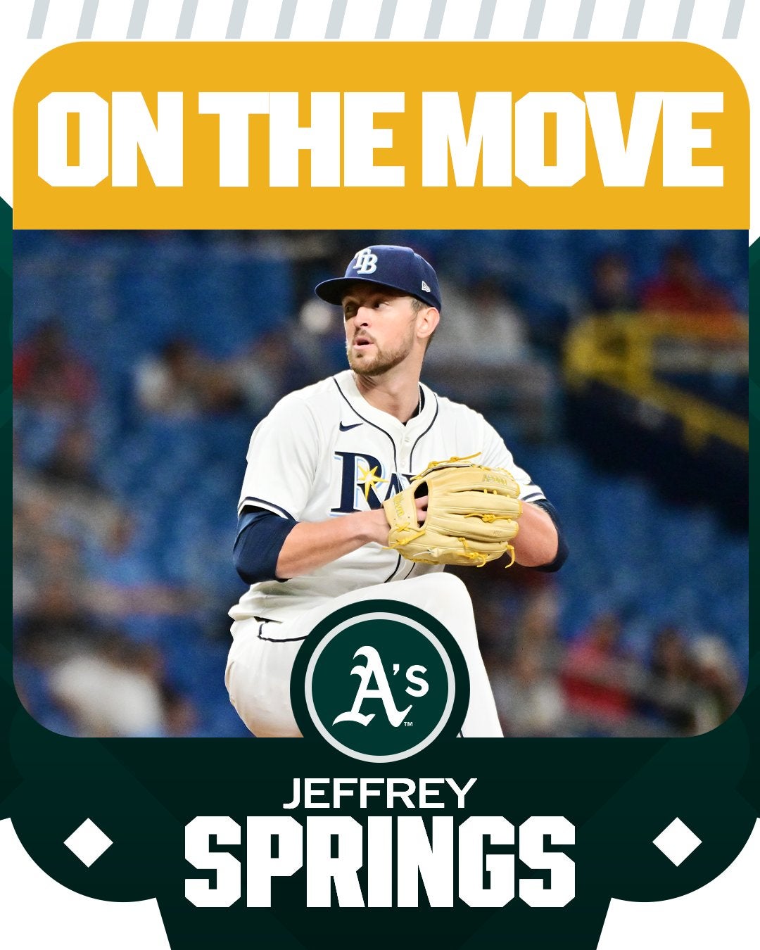 「積極補強に動く！」アスレチックスがトレードで左腕のジェフリー・スプリングスを獲得！