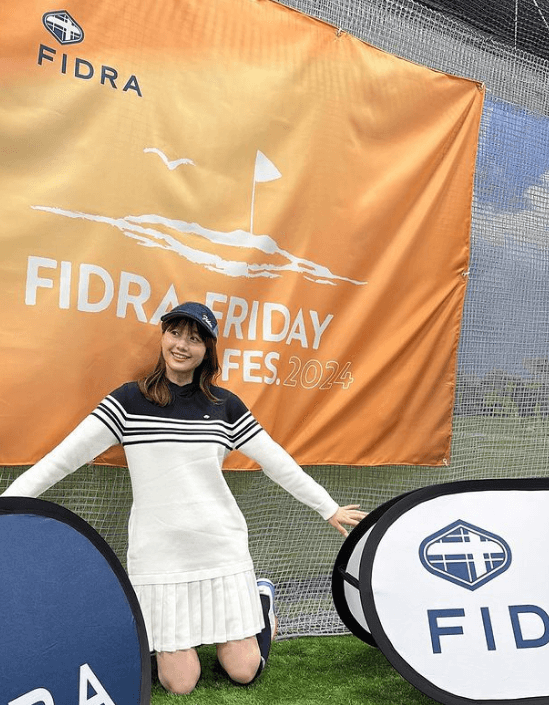 「可愛すぎだって！」人気モデル・高田秋がまとった”ゴルフウェア”姿が美しすぎると話題に