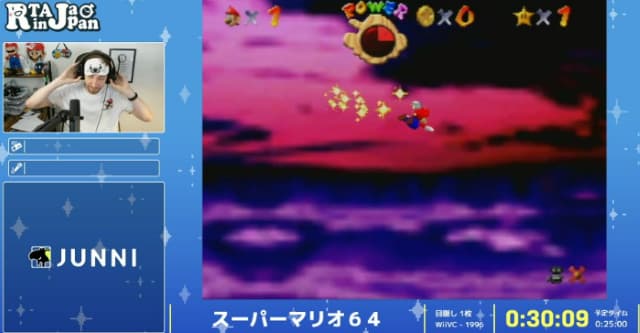RTA in Japanで今回も”職人技”披露！！Bubzia恒例の『目隠しマリオ』で視聴者沸かす