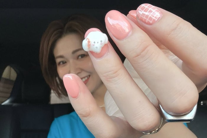 次のキャラクターは何かな…？木村沙織新ネイルは「こぎみゅん」で！！