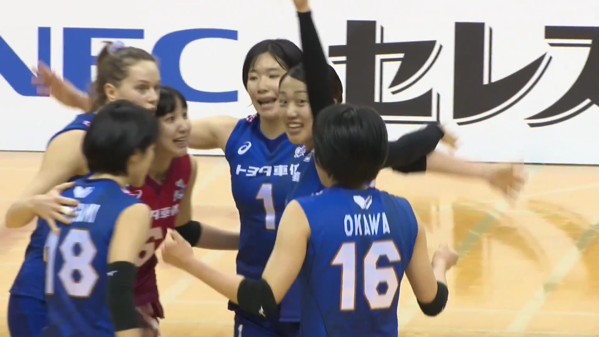 Ｖリーグ女子　トヨタ車体クインシーズ vs. KUROBEアクアフェアリーズ 2022/2/27【ハイライト】