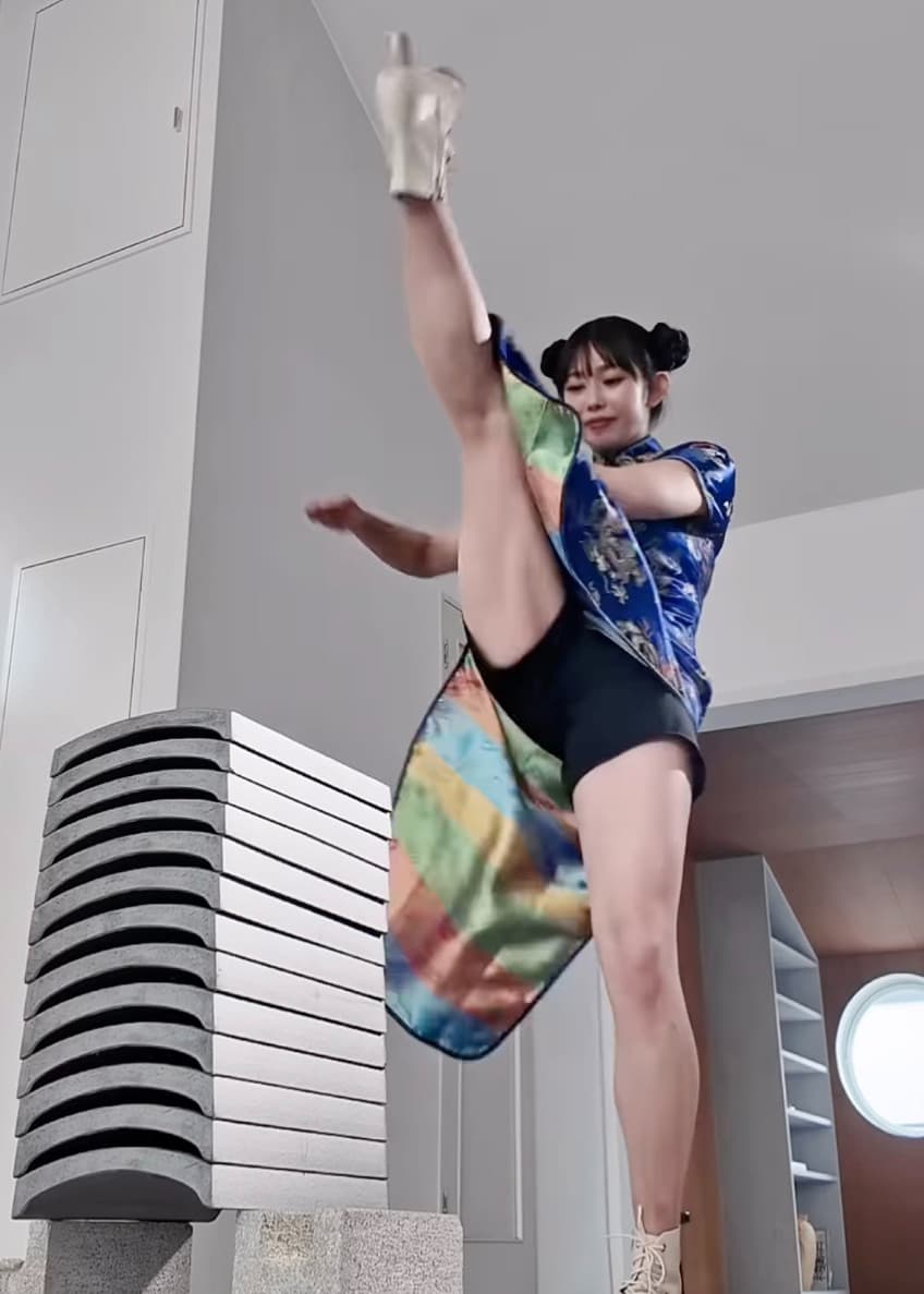 最強可愛い！堀江聖夏、かかと落とし挑戦で「ギャップ萌え」が止まらない