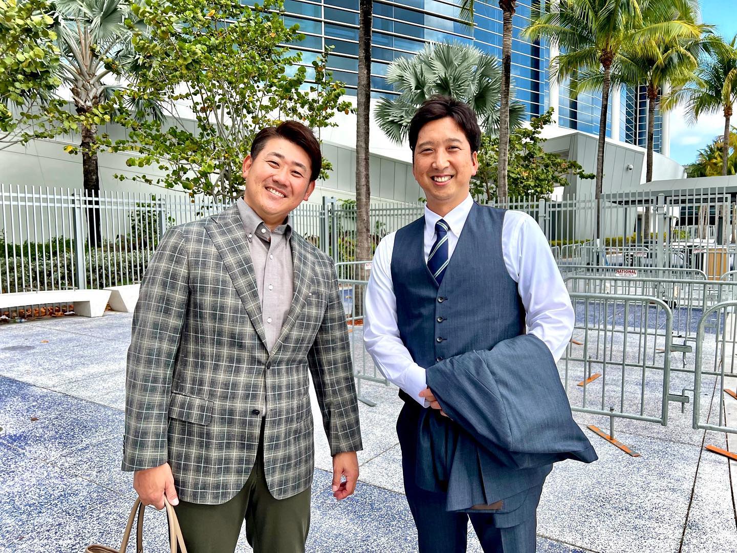 WBC選手のその後の姿？球界⚾️のレジェンドが2ショット📸披露！