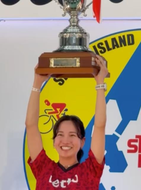 ひらめ。こと会社員トライアスロン選手・平柳美月、「100点満点」の自己ベストレース