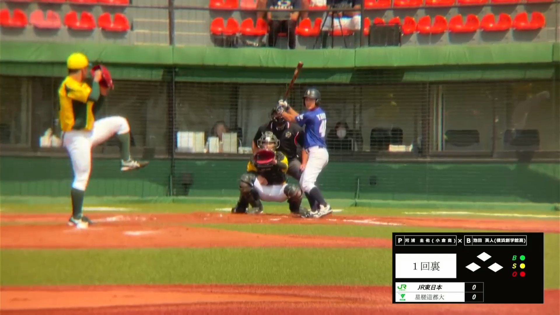 第4回タンチョウリーグinくしろ 8月20日 JR東日本vs.星槎道都大学