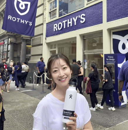 黒川智花、ニューヨークでエコ活動に参加！タンブラー交換キャンペーンに感動の声
