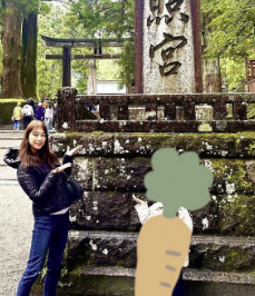 飯田圭織、日光東照宮で歴史を感じる紅葉旅！