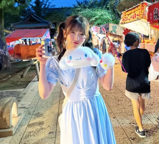 もえあずが夏祭りを堪能！爽やかな姿にファン歓喜！