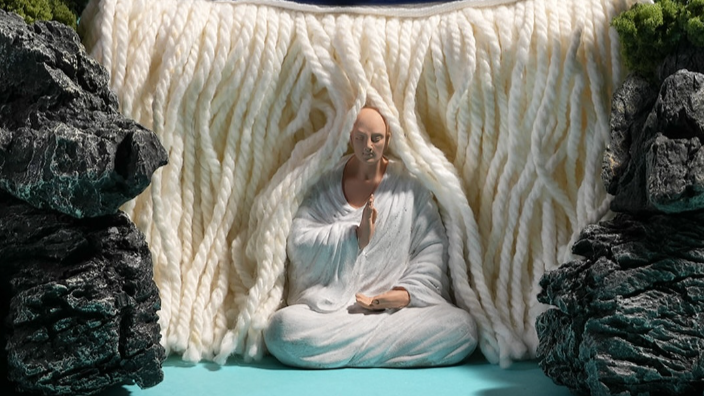 「モップで滝行！？」田中達也の“滝修行アート”が話題沸騰！鹿児島での展覧会も本日スタート！