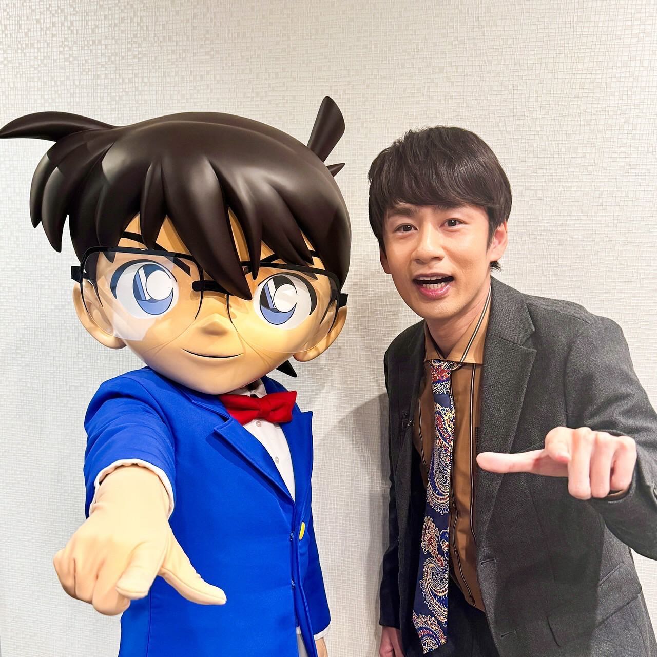 中丸雄一、コナン展にて青山剛昌先生と対談のオフショットを公開！「貴重なダメ出しもいただき、最高の時間だった。」