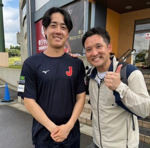 杉谷拳士が侍JAPANの教授と呼ばれているあの選手と2ショット！