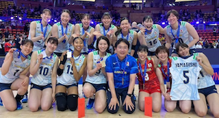 バレーボール古賀紗理那がサポーター・スタッフに感謝 パリ五輪決めた今大会を振り返る