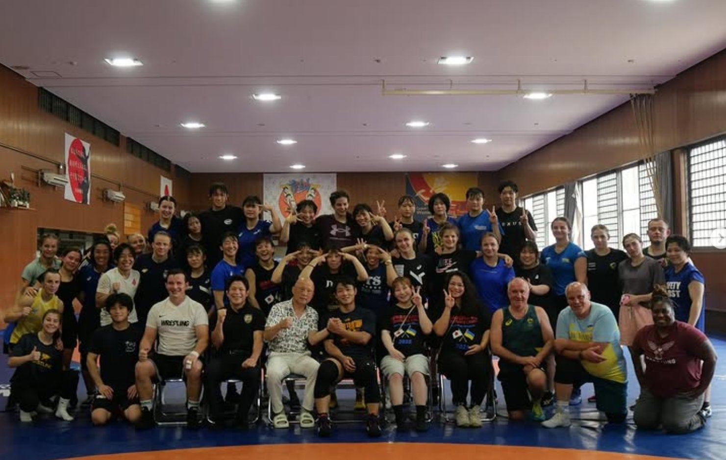 「大地1週間ありがとう！」レスリング・土性沙羅、高谷大地と至学館で特別トレーニング