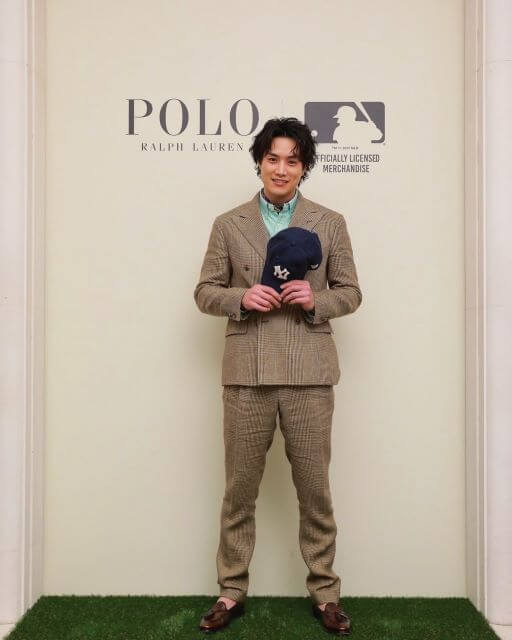 鈴木伸之、ポロラルフローレン×MLBイベントで魅せる紳士スタイル！開幕に向け期待高まる