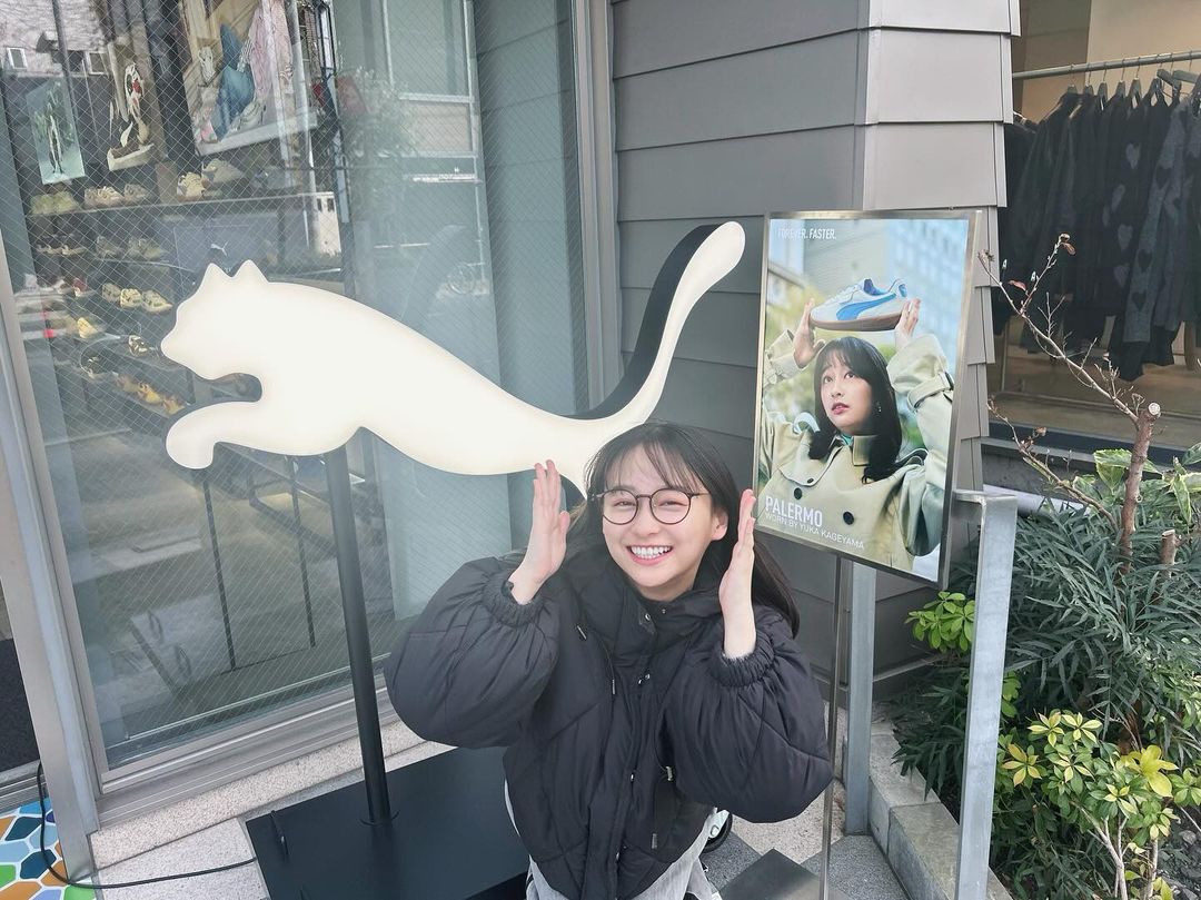 影山優佳がPUMA『PALERMO』のキャンペーンモデルに👀🔥