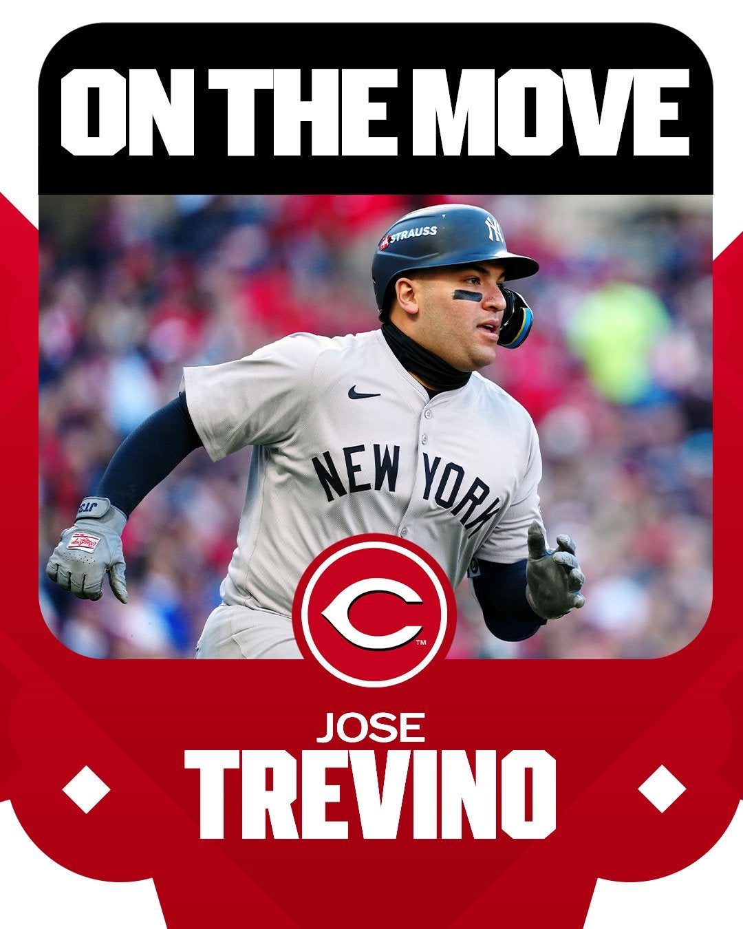 「2022年プラチナグラブ賞」ホセ・トレビーノ捕手がレッズへトレード移籍！