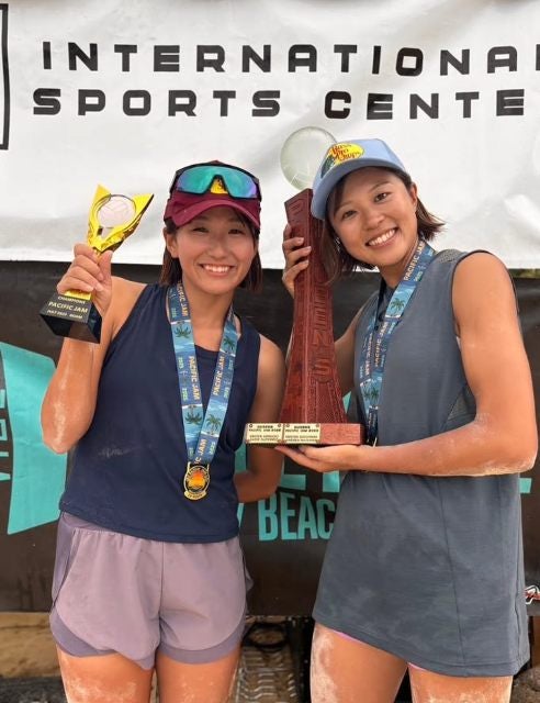 「このペアちょっと凄すぎ」ビーチバレー・白幡亜美、海外遠征で華麗な勝利報告