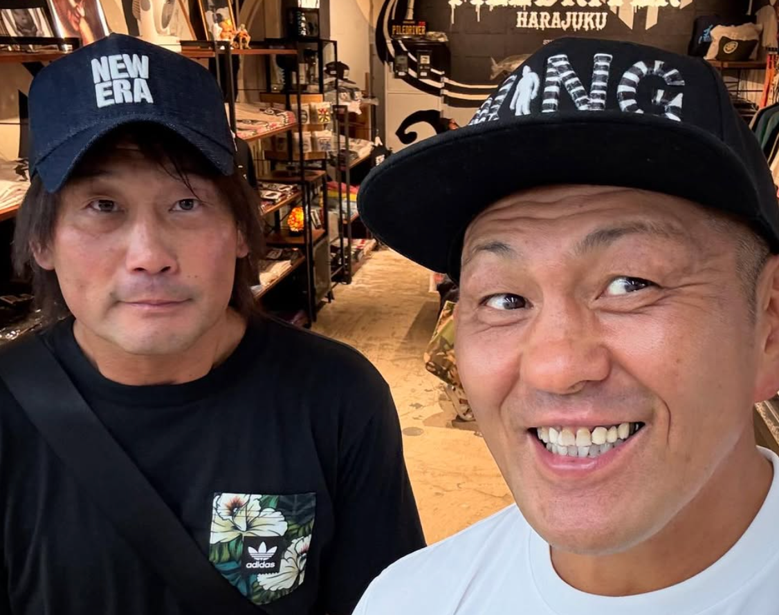 再会の笑顔！鈴木みのる、パンクラス時代の盟友KEI山宮と熱いプロレス談義