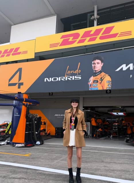 マギーがF1予選を観戦！決勝へも興奮隠せず⁉