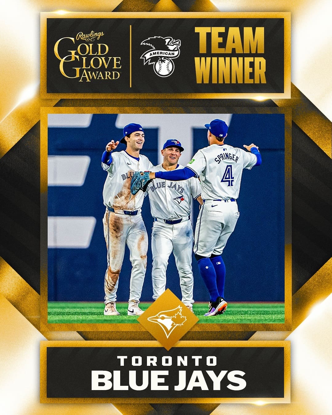 MLB ゴールドグラブチームが発表！まさに鉄壁の2球団