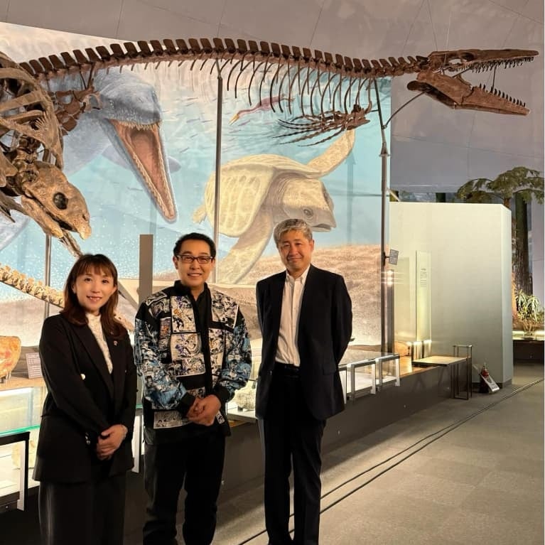さだまさし、福井県立恐竜博物館で貴重なひととき