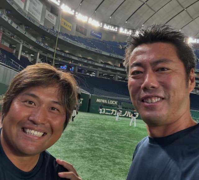 上原浩治 平田良介との2ショットを公開！レジェンド同士の共演！