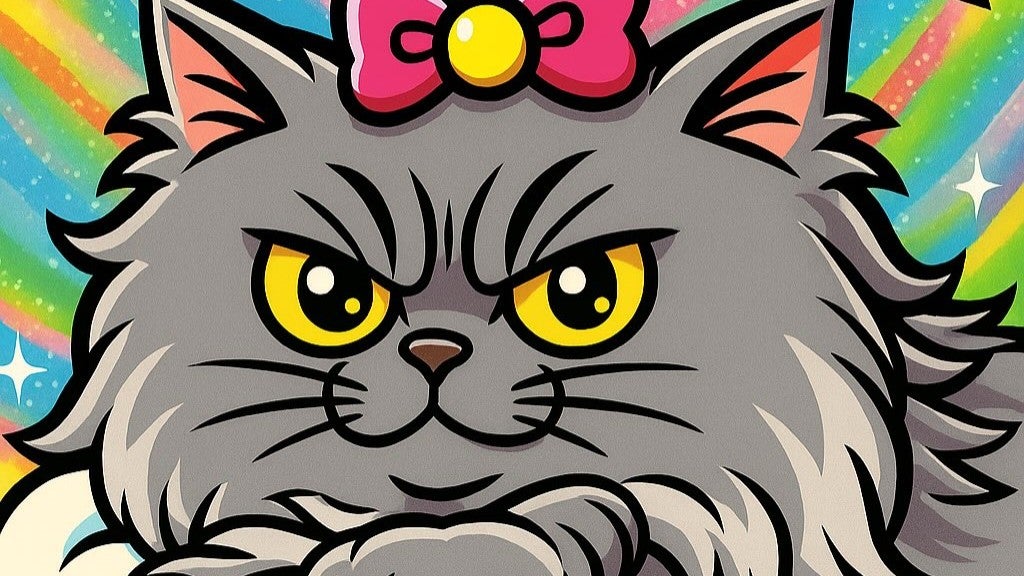 中川家・剛の愛猫“まるちゃん”が話題沸騰！ビックリマン風ショットに「強そう」「可愛い」の声続出