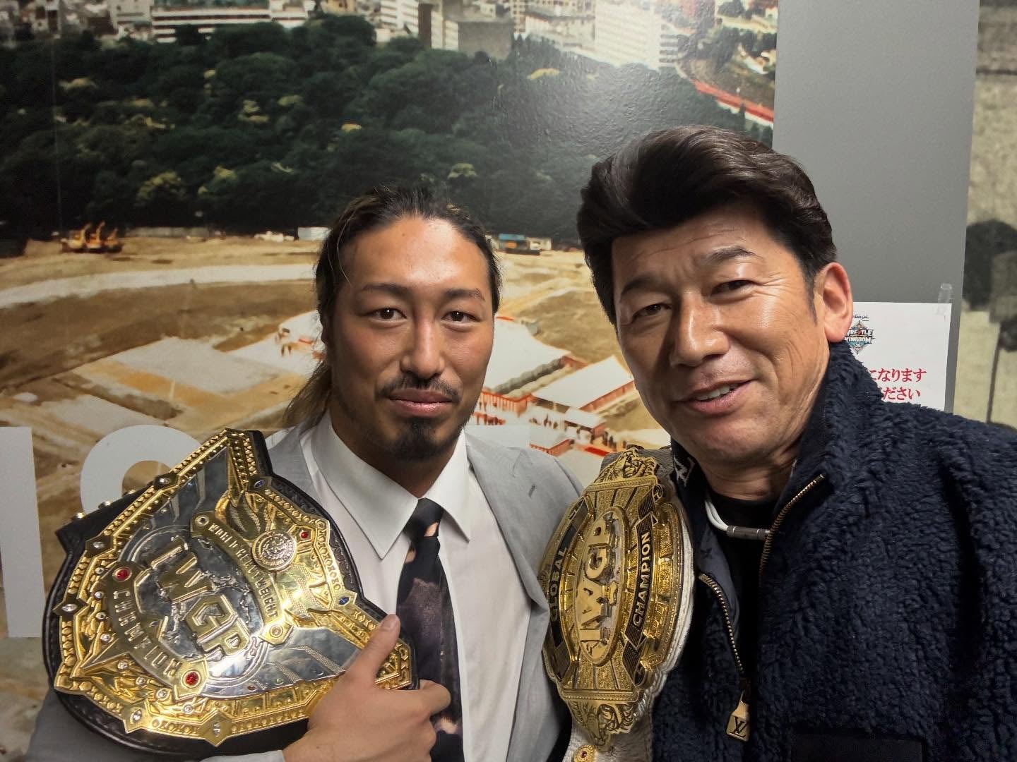 三浦大輔が1.4東京ドームで新日本プロレス観戦　IWGP二冠王者・辻陽太にエール