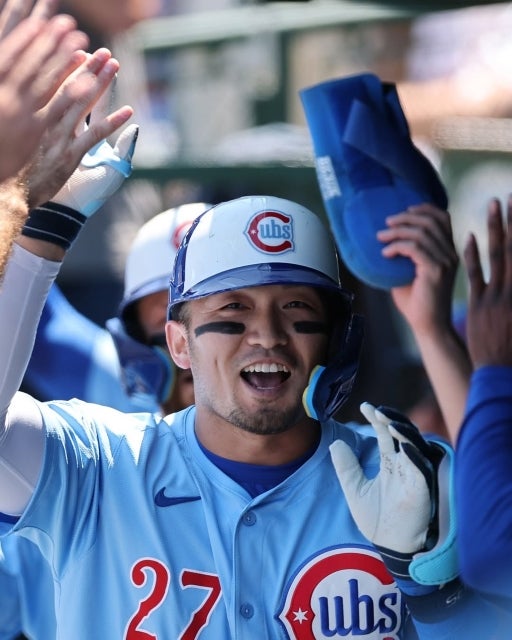 鈴木誠也が後半戦初打席で「第26号3ラン」炸裂、ナ・リーグ打点王の「本拠地を揺らす一撃」