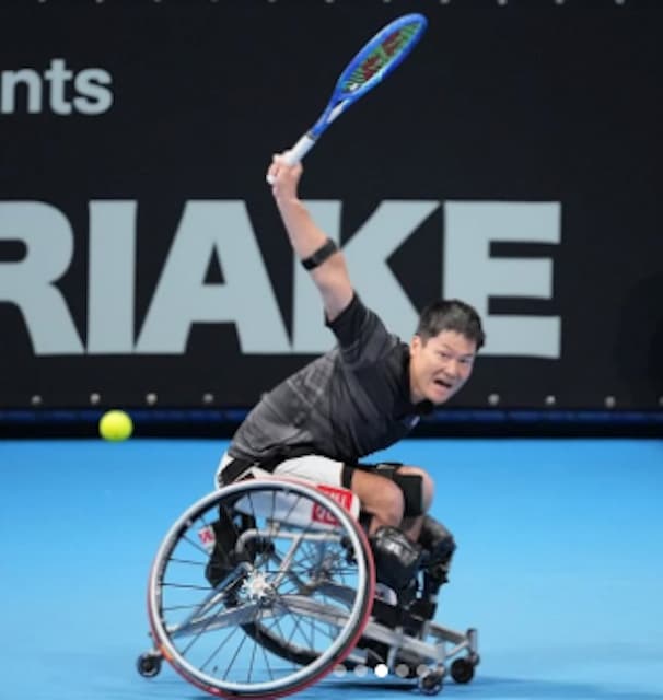 車いすテニスのレジェンド国枝慎吾、新旧王者対決で勝利！有明で再び燃えた特別な一日