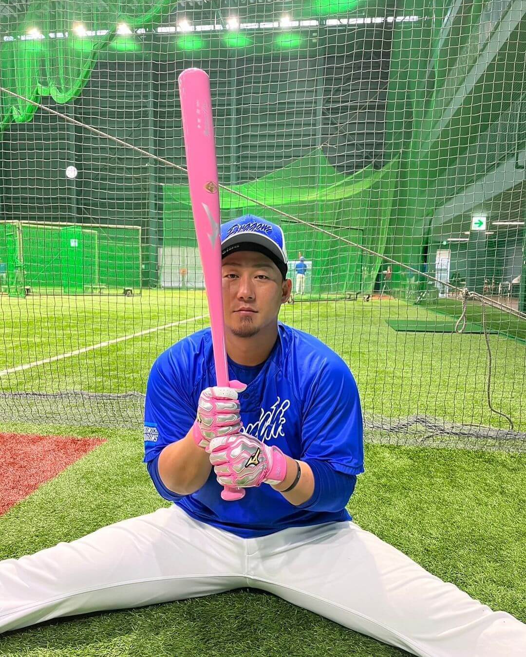 中田翔がピンクのアイテムを付け母親に感謝