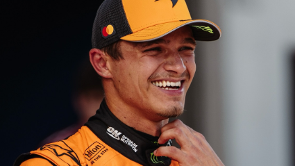 ノリスの笑顔が眩しい！ポール獲得の裏側で交わされた3人の激熱トークとは？