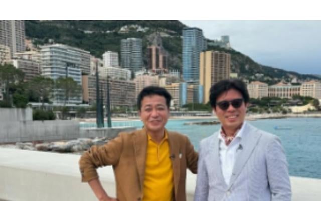 中山秀征、F1モナコGP目前のモナコを満喫！高級レストランで寿司も堪能