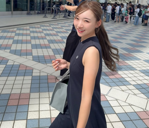 「美人、綺麗ですね︎」美女ゴルファー、ラッキーチャンスに歓喜！推し活タイムの”会場そば・美ショット”にファンも歓喜