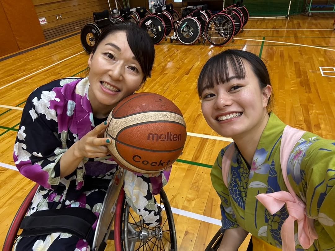 車いすバスケ・清水千浪が初体験に「楽しすぎましたっっ」