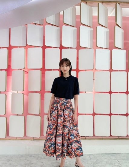 「スカートでオリンピック応援」桐谷美玲が日本選手を応援！