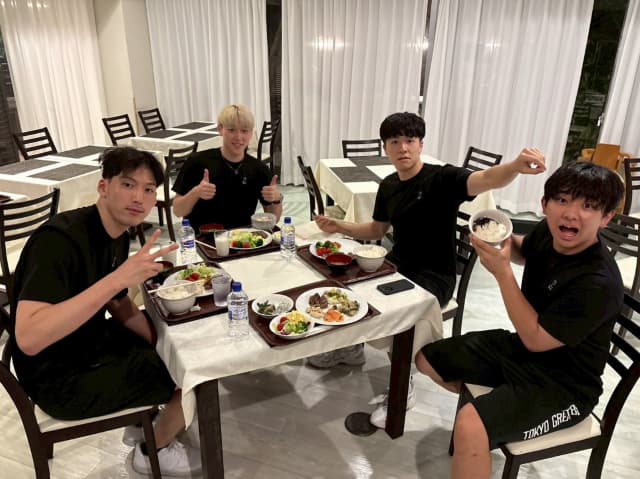 「東京よりちょっぴり涼しいかも？」東京グレートベアーズが沖縄合宿での選手の様子をシェア