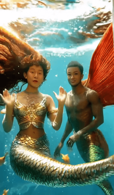 「えー！そっちー!?」かつみ❤さゆり ❤さゆり、夫婦でAIマーメイド挑戦するも笑いの神様降臨でファン大爆笑！