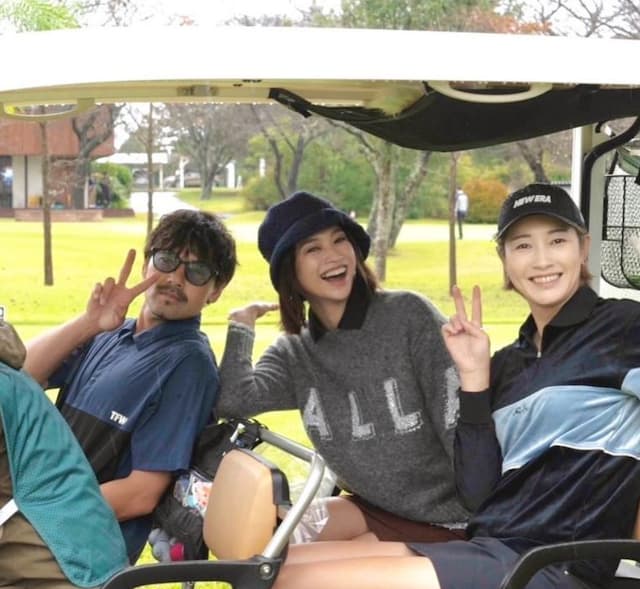 狩野舞子　『Safari OPEN 2024』で松井大輔、紺野ゆりと同組で楽しくラウンド