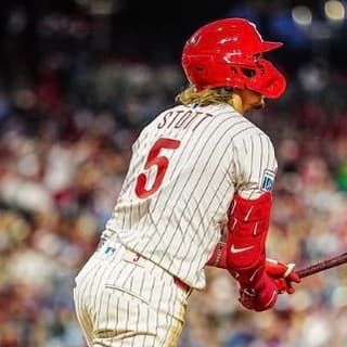 「ストットのショット！」ブライソン・ストット、痛快な本塁打で球団の勝利に貢献　フィリーズ公式インスタグラムより