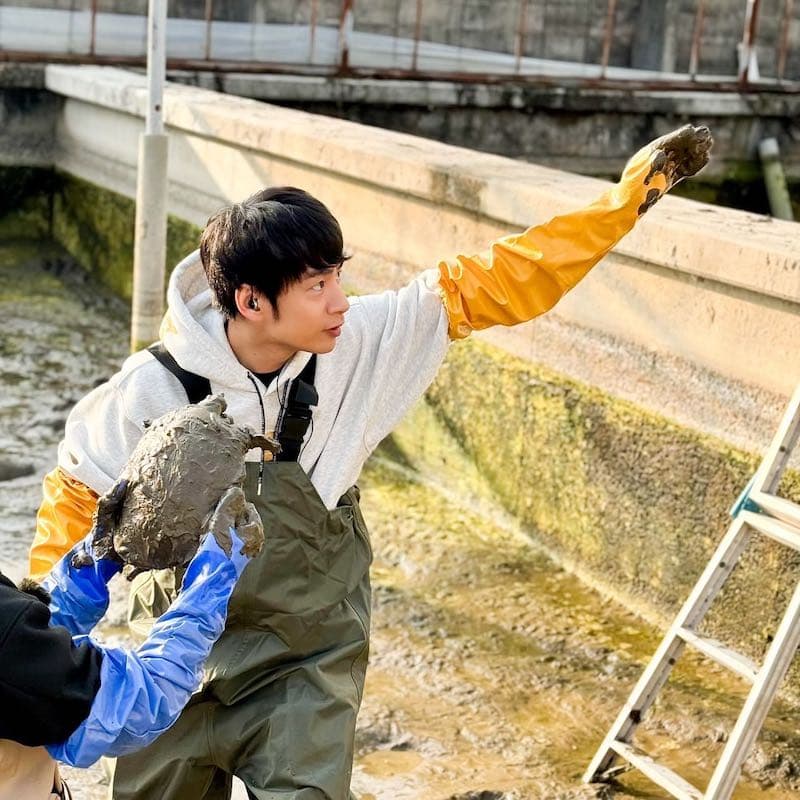 中丸くんとすっぽんのツーショットが可愛いと話題に