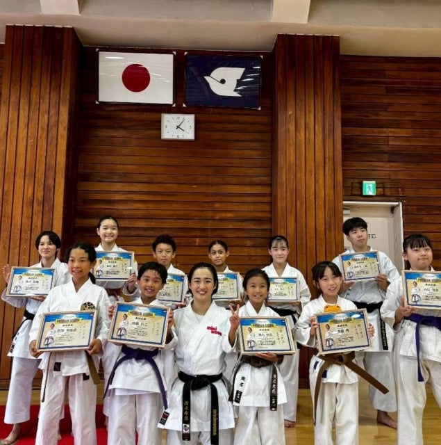 空手の女王・清水希容が帰国後に指導！セミナーで熱い交流